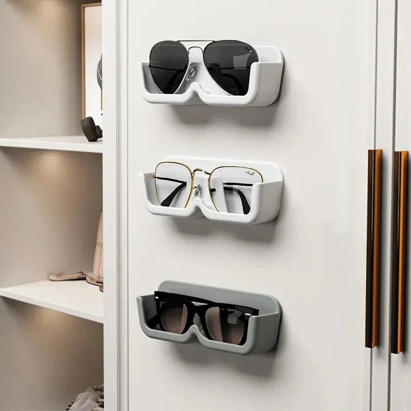 Wall-Mounted Glasses Storage Rack – Stylish Sunglasses Display Holder for Myopia Frames