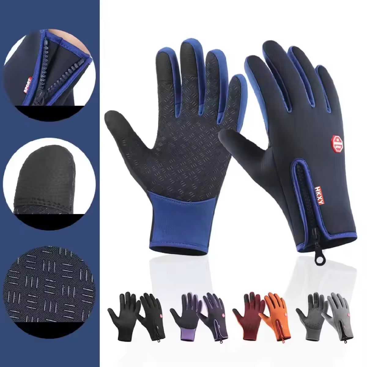 ArcticTouch touchscreen winter gloves – Unisex Waterproof, Windproof Cycling & Ski Gloves