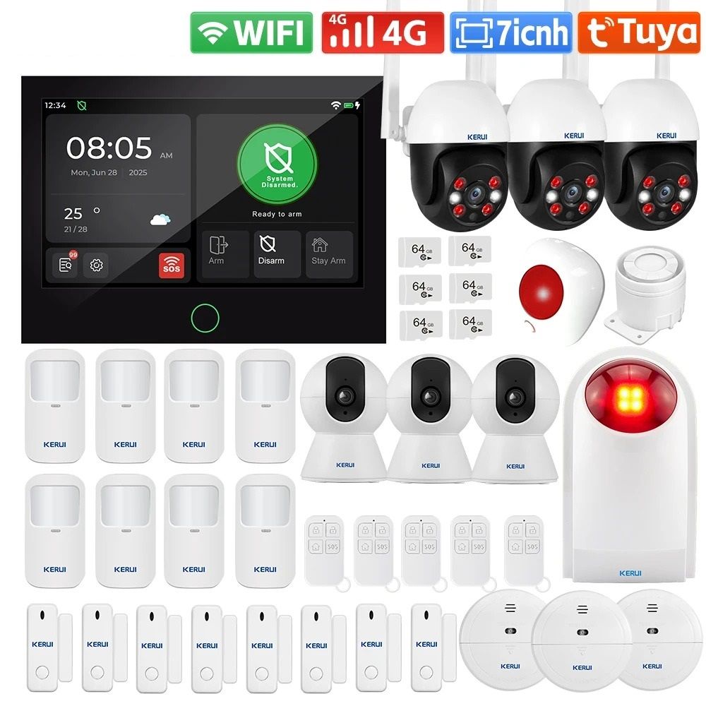 Smart 7 Inch HD Touch Security Command Center