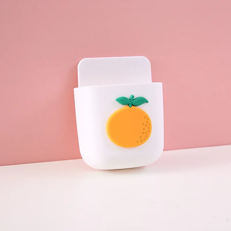 Cute Storage Rack Desk Organizer for Pen Holder, Self Adhesive Stationery Holder, Mobile Phone Holder, TV Remote Control