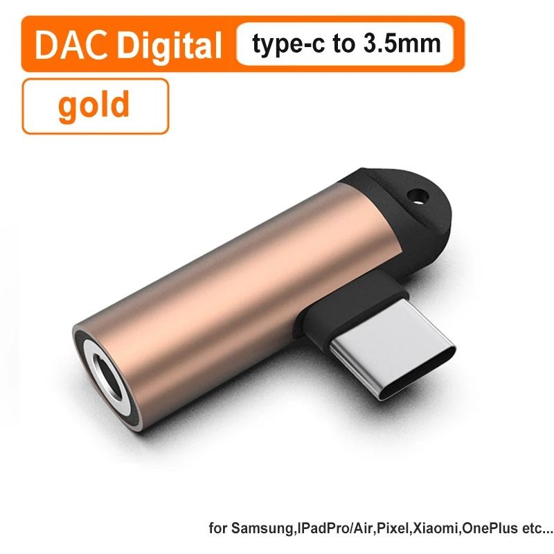 DAC USB C to 3.5mm Audio Adapter Digital Headphone Jack Converter