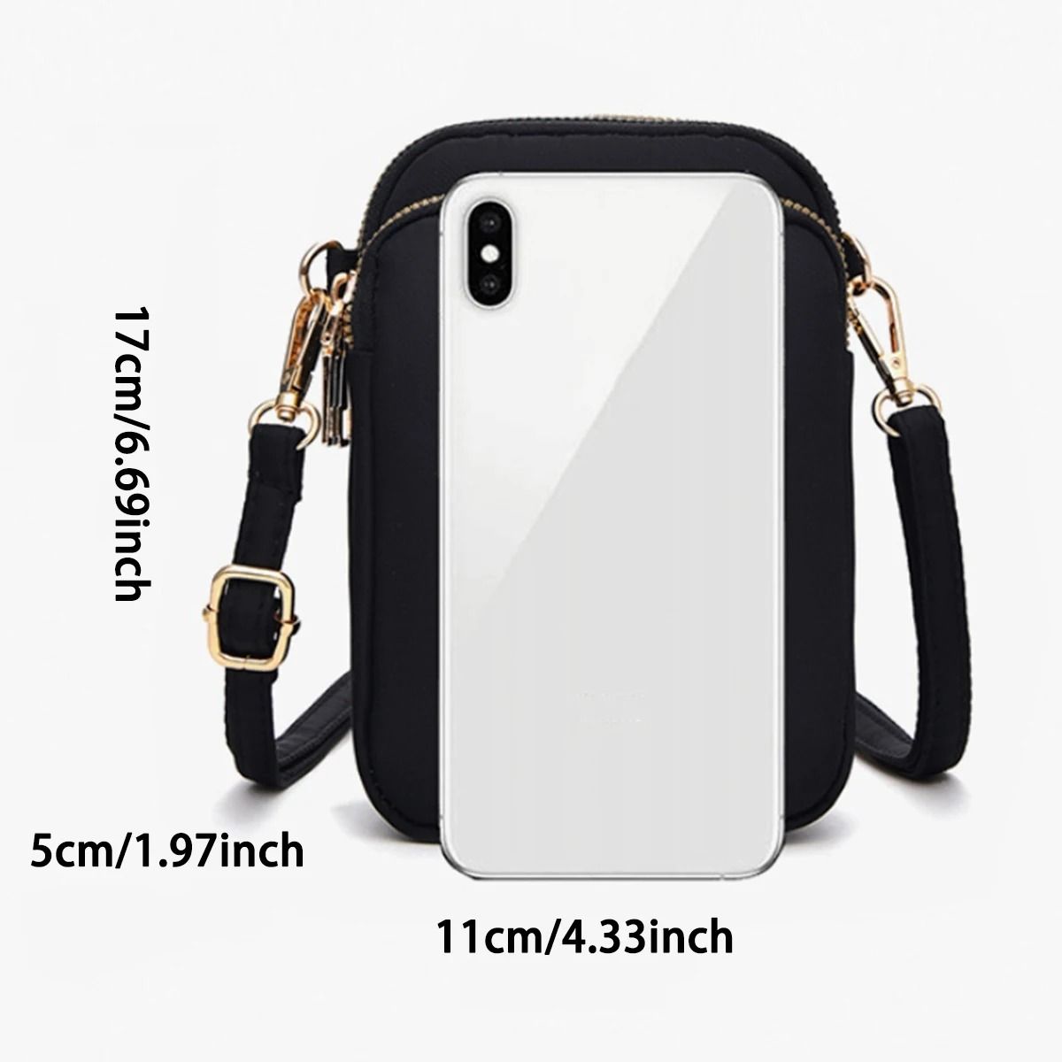 Light Luxury Vertical Mobile Phone and Crossbody Bag