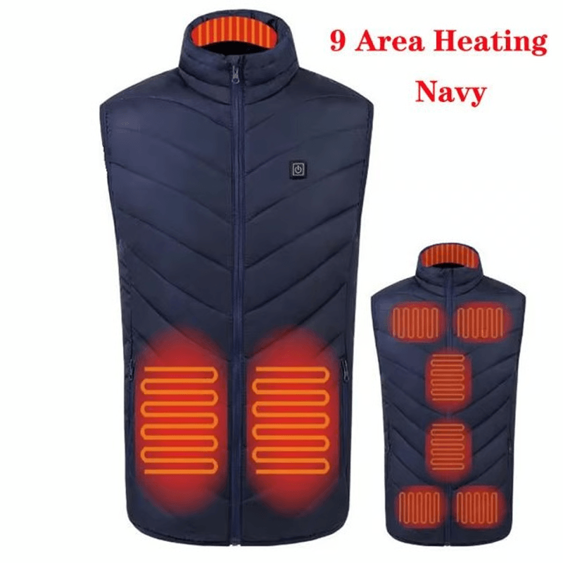 USB Heated Vest With Adjustable Zones For Everyday Warmth & Comfort