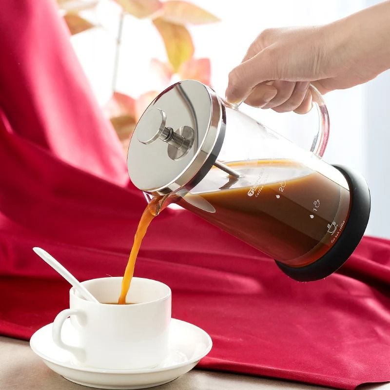 GIANXI Stainless Steel Filter French Press Coffee Maker