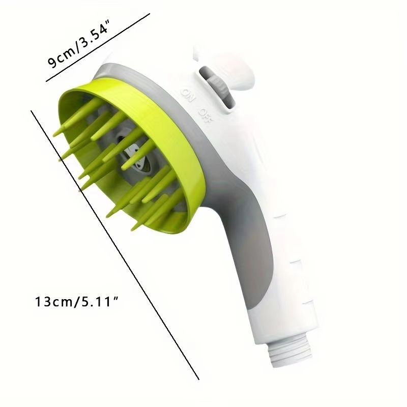 Pet Bathing Spray Shower Head with Massage Glove – 2-in-1 Dog Grooming & Bathing Tool