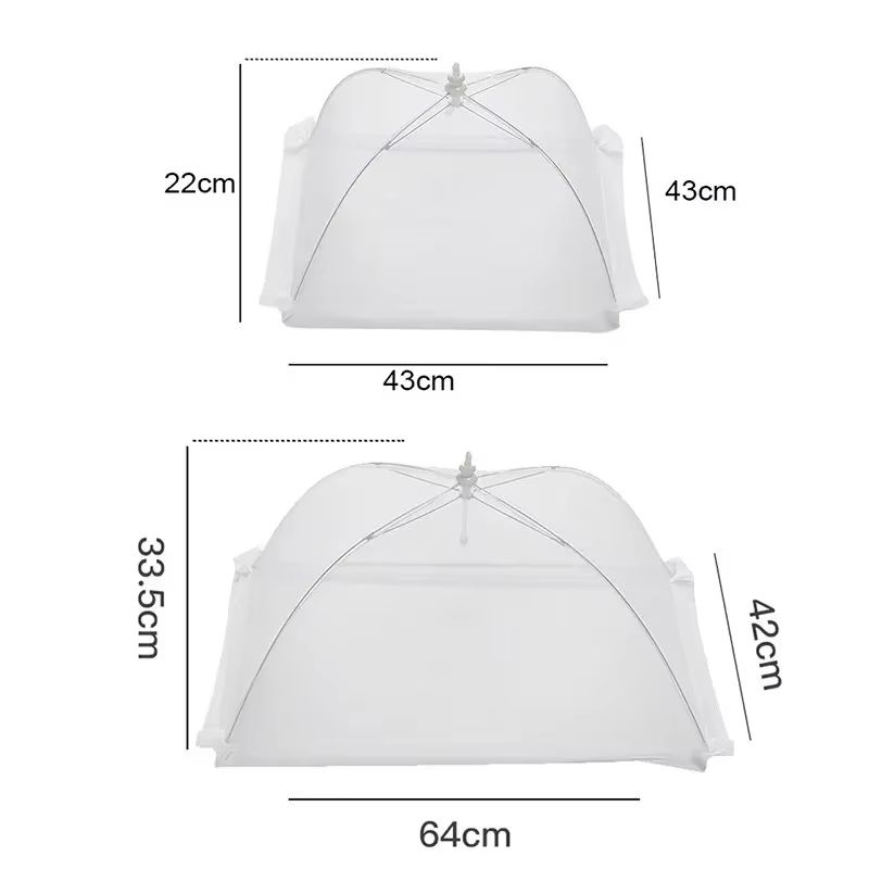 Pop-Up Mesh Folding Food Cover – Washable & Insect-Proof Table Dish Protection
