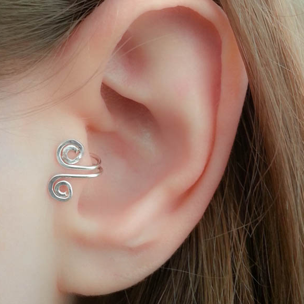 Non-Piercing Acupressure Earrings for Weight Loss | Slimming Ear Cuffs for Men & Women