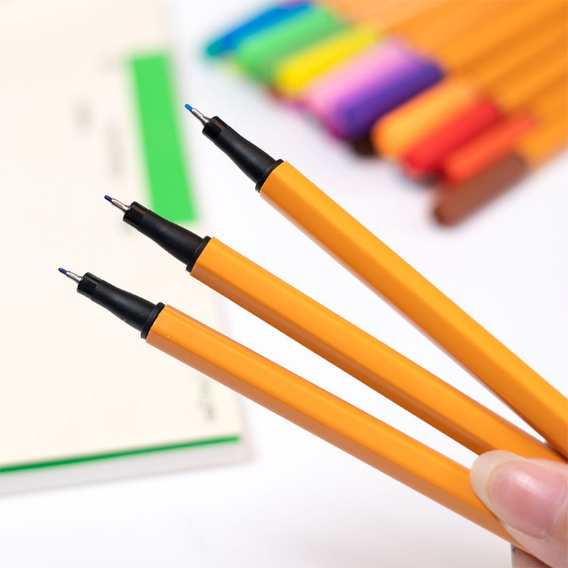 Fine Line Pen Set, Waterproof Marking Pen, Essential For Students, Draw, Note, Sketch, Office Supplies Gift