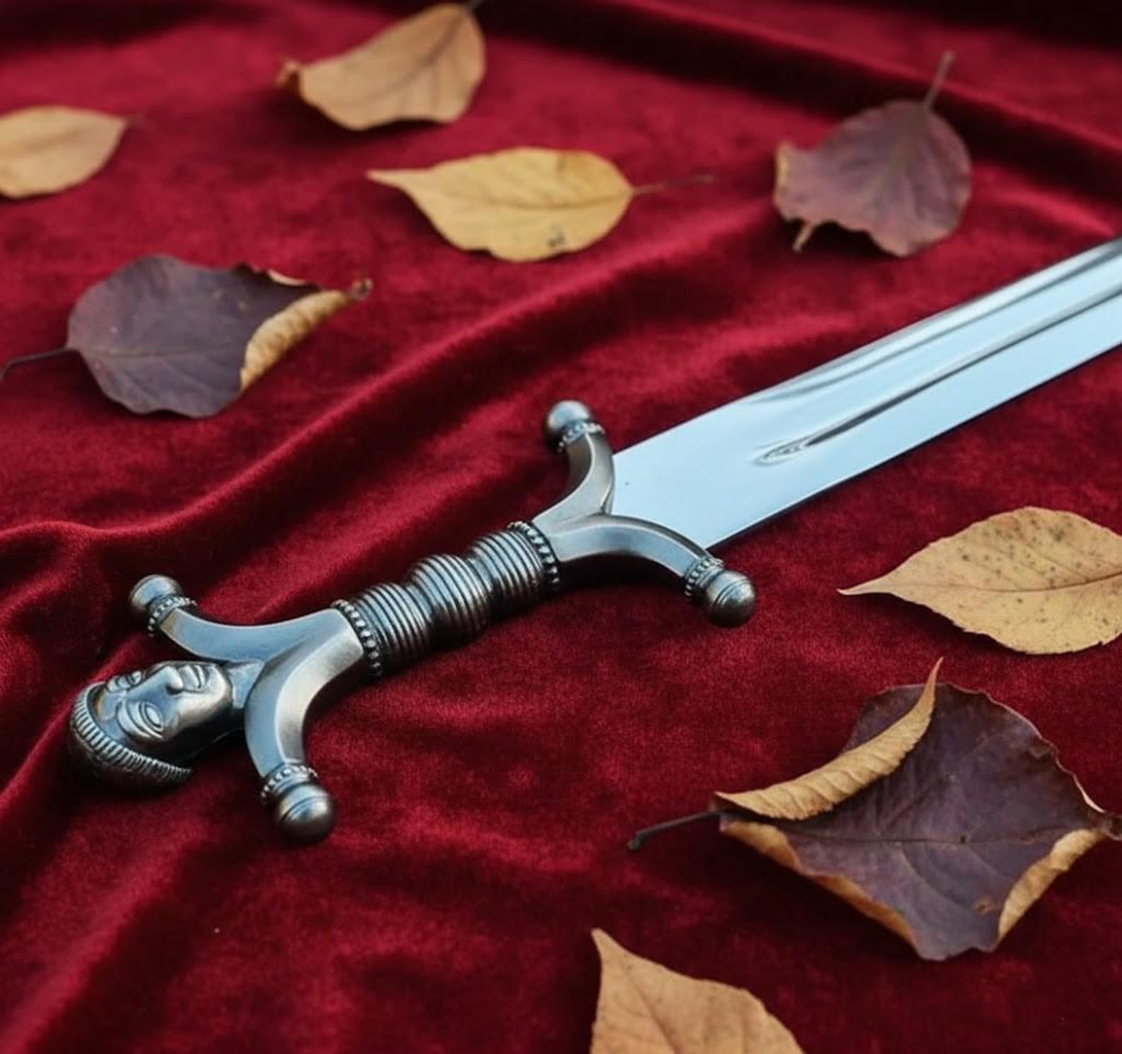 Anthropomorphic Steel Sword 38