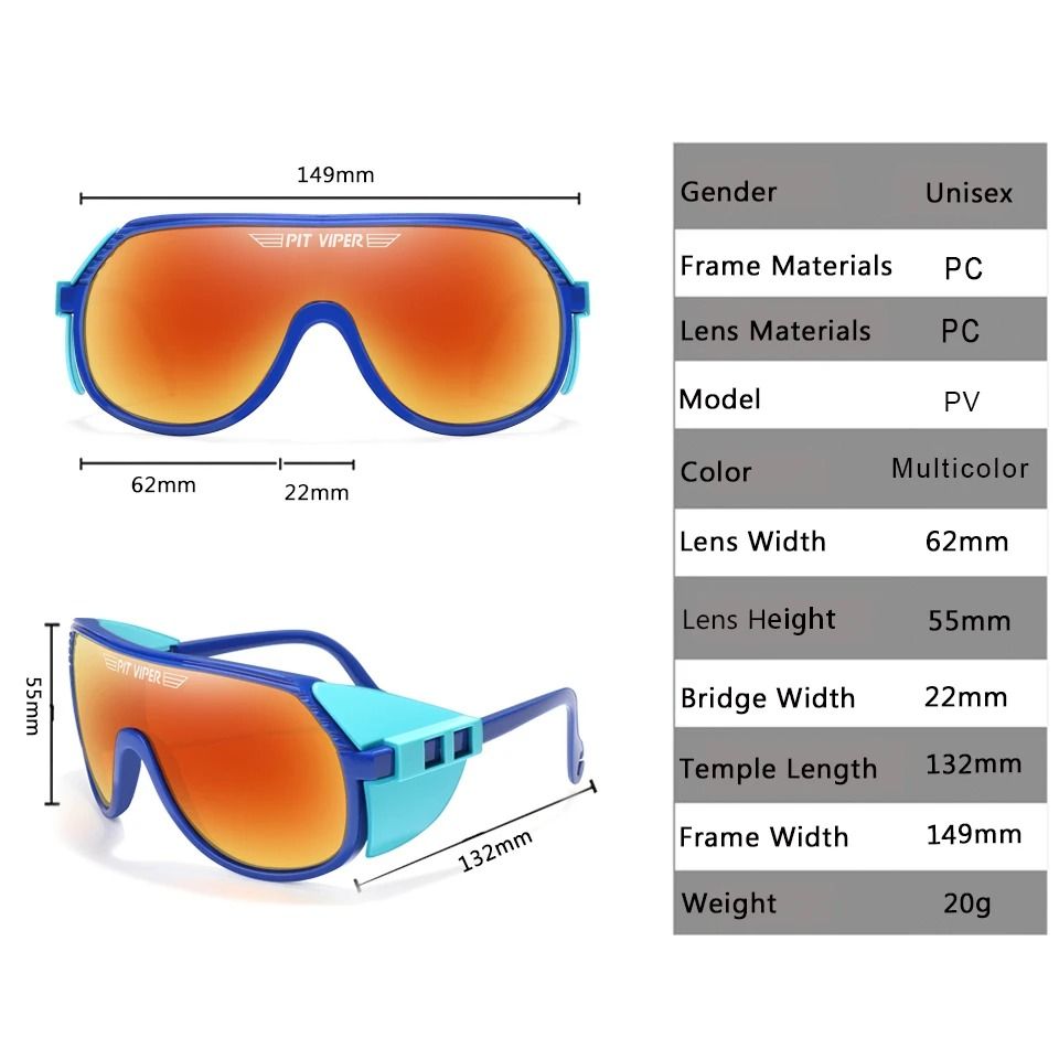 Vintage Pilot Cycling Sunglasses UV400 Sport MTB Goggles for Men and Women