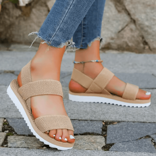 Womens Color Block Anti Slip Soft Sole Comfort Shoes