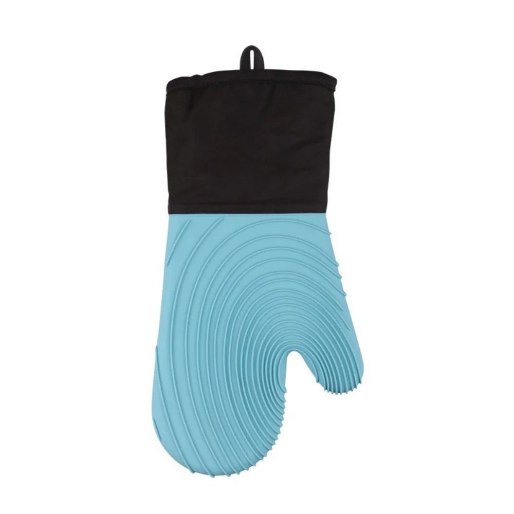 Extra-Long silicone oven mitts, Heat-Resistant, BPA-Free Cooking & BBQ Gloves (Easy-Clean, Non-Slip Grip)