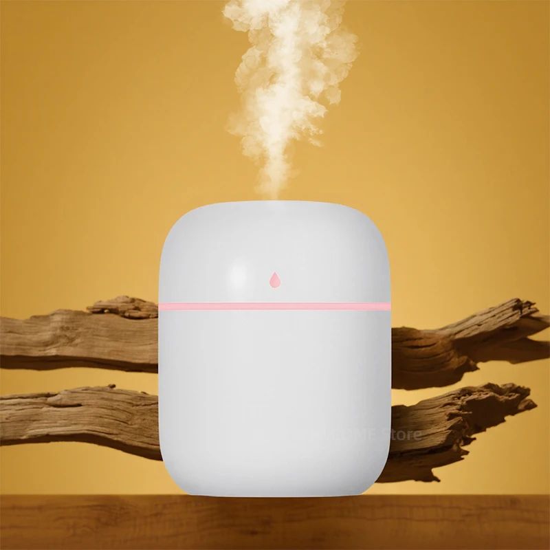 220ML USB Humidifier Aroma Diffuser Quiet Cool Mist with LED Night Light