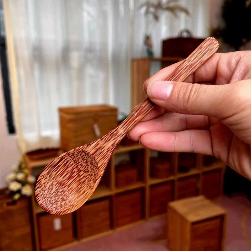 Natural Coconut Bowl Set – Handcrafted Eco-Friendly Tableware & Spoon Set