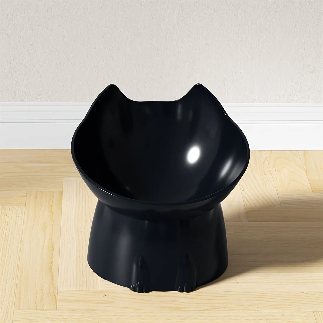 Elevated Cat Bowl Tilted Cat Feeding Bowl Anti Tip Raised Pet Food Dish