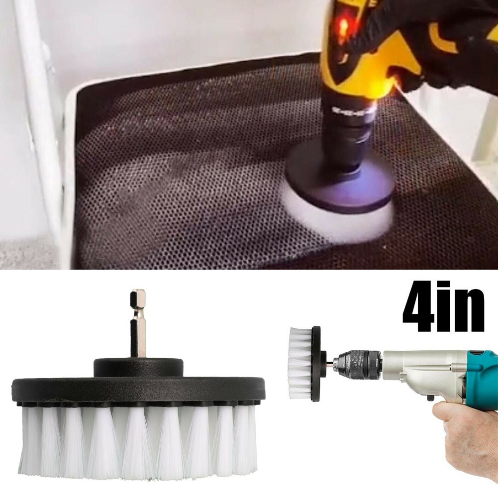 Soft Drill Brush for Auto Care, Carpet, Leather, Bathroom, Kitchen Cleaning Tools, Drill Kit