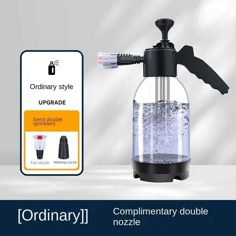 2L Hand Pump Foam Sprayer with Nozzles