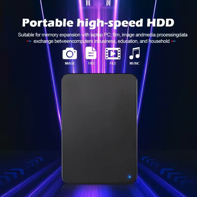UltraSlim USB 3.0 Portable External Hard Drive – High-Speed Storage for PC, Mac, PS4 & More