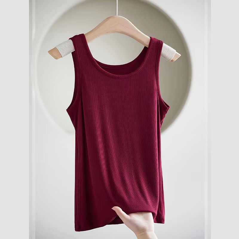 Women's Seamless Slimming Sleeveless Vest Summer Thin Inner Top