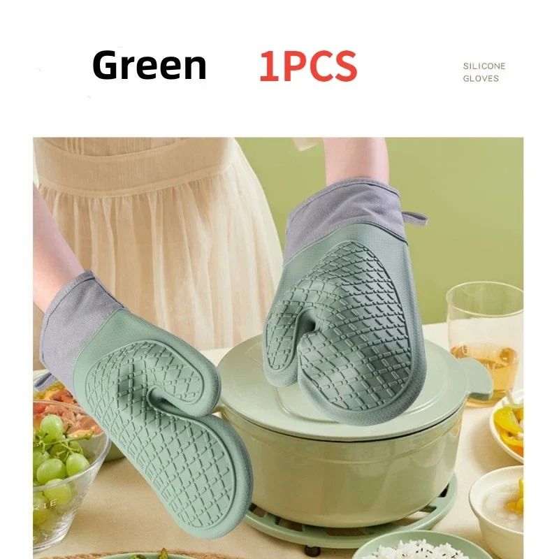 Cotton Twill Silicone Baking Glove