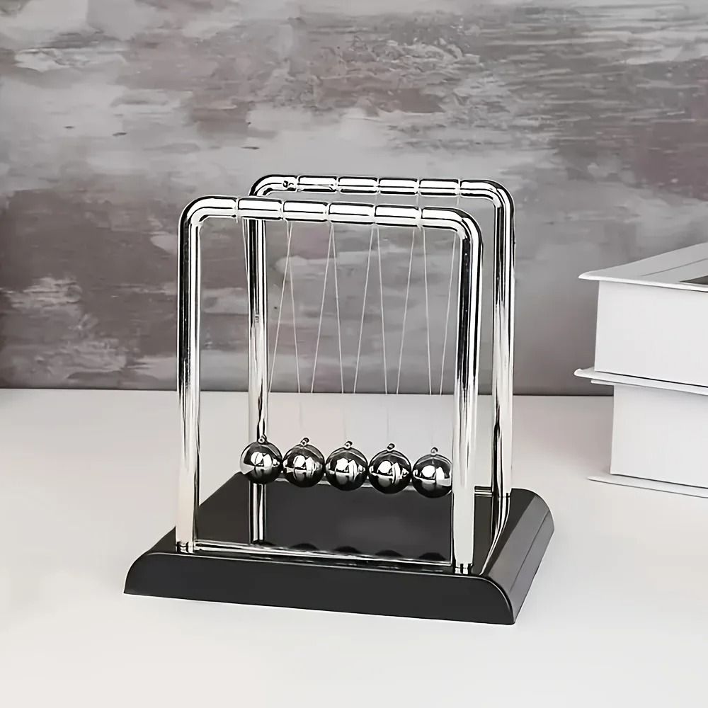 Modern Newton Cradle Metal Balance Balls Desk Toy