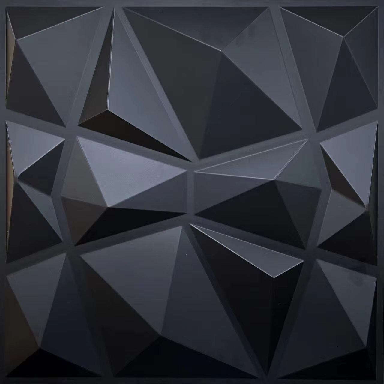 DiamondWave 30x30cm PVC 3D Diamond Textured Wall Panels 10 Pack