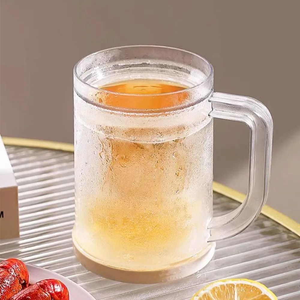 Summer Double Layer Refrigerated Ice Cup Large Capacity Beverage Mug