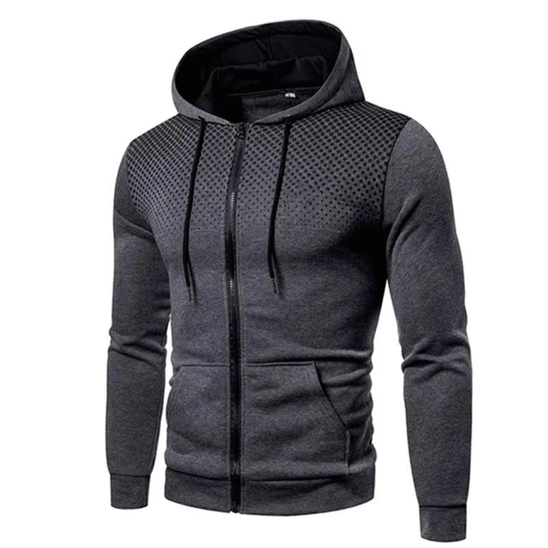 Urban Slim-Fit Fleece Bomber Jacket with Scarf-Style Stand Collar