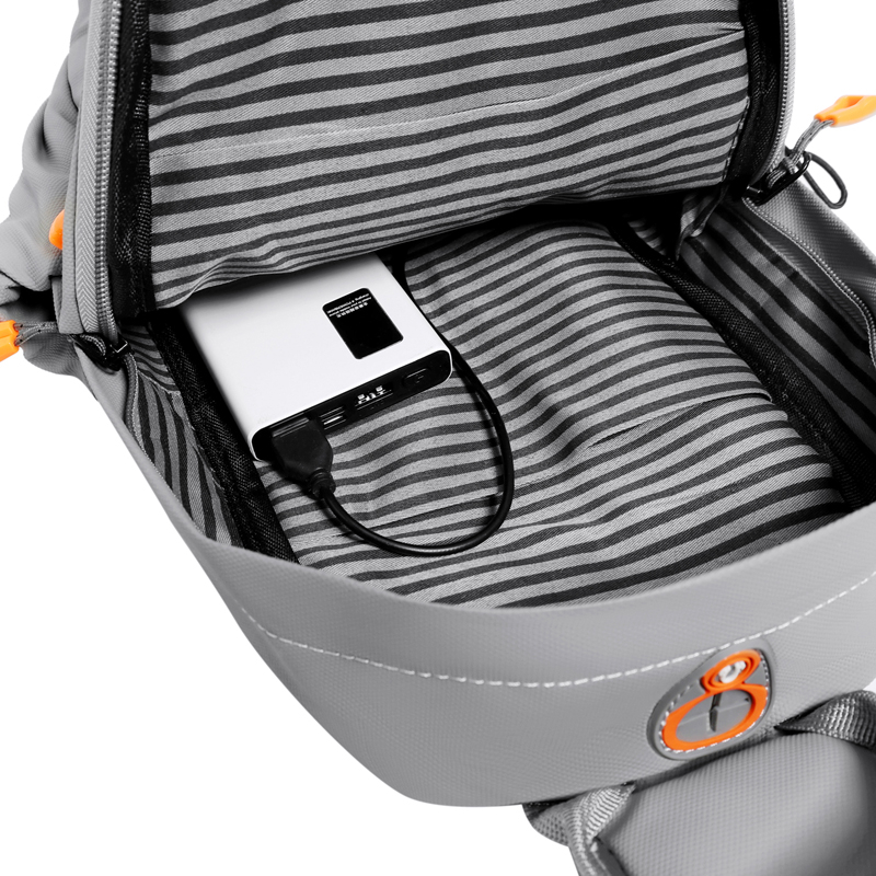 Waterproof Crossbody Sling Bag Compact Mens Chest Messenger Backpack for Travel Hiking & Outdoor Adventures