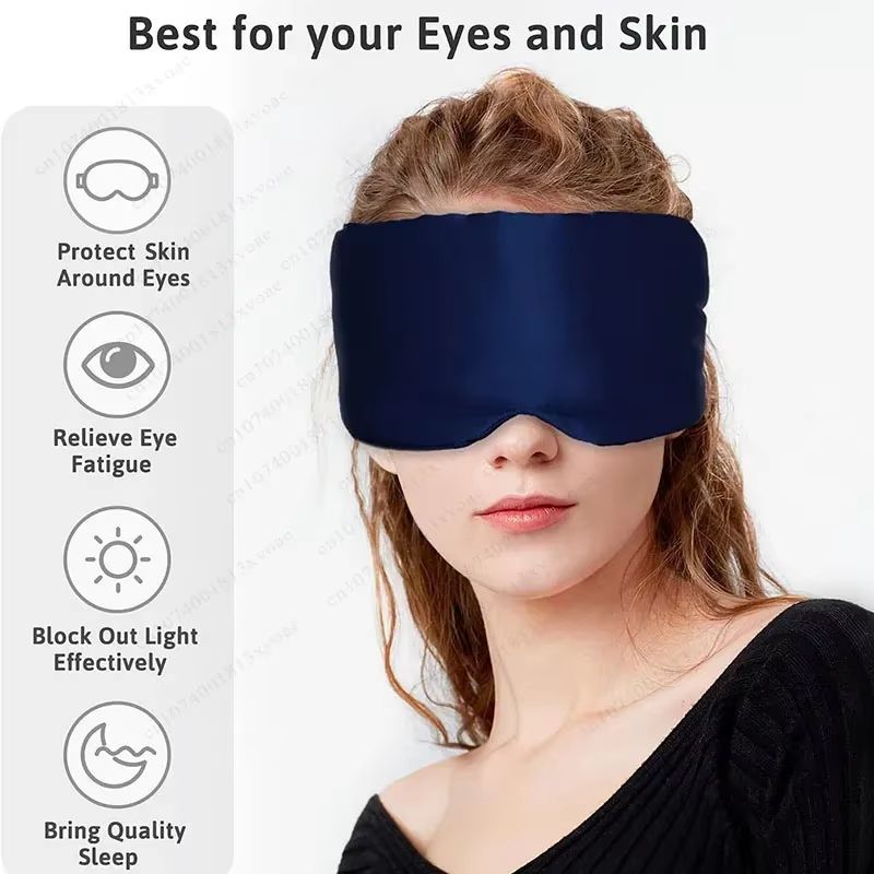 Eyepatch Sleep Mask for Eyes Cover | Soft Padded Travel Sleeping Aid Eye Shade Blindfold