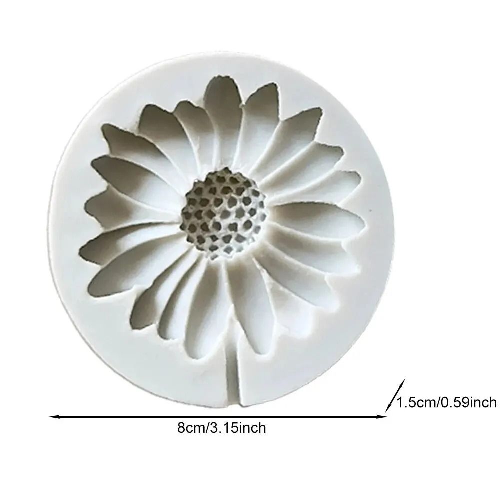 3D Daisy Flower Silicone Baking & Casting Mold