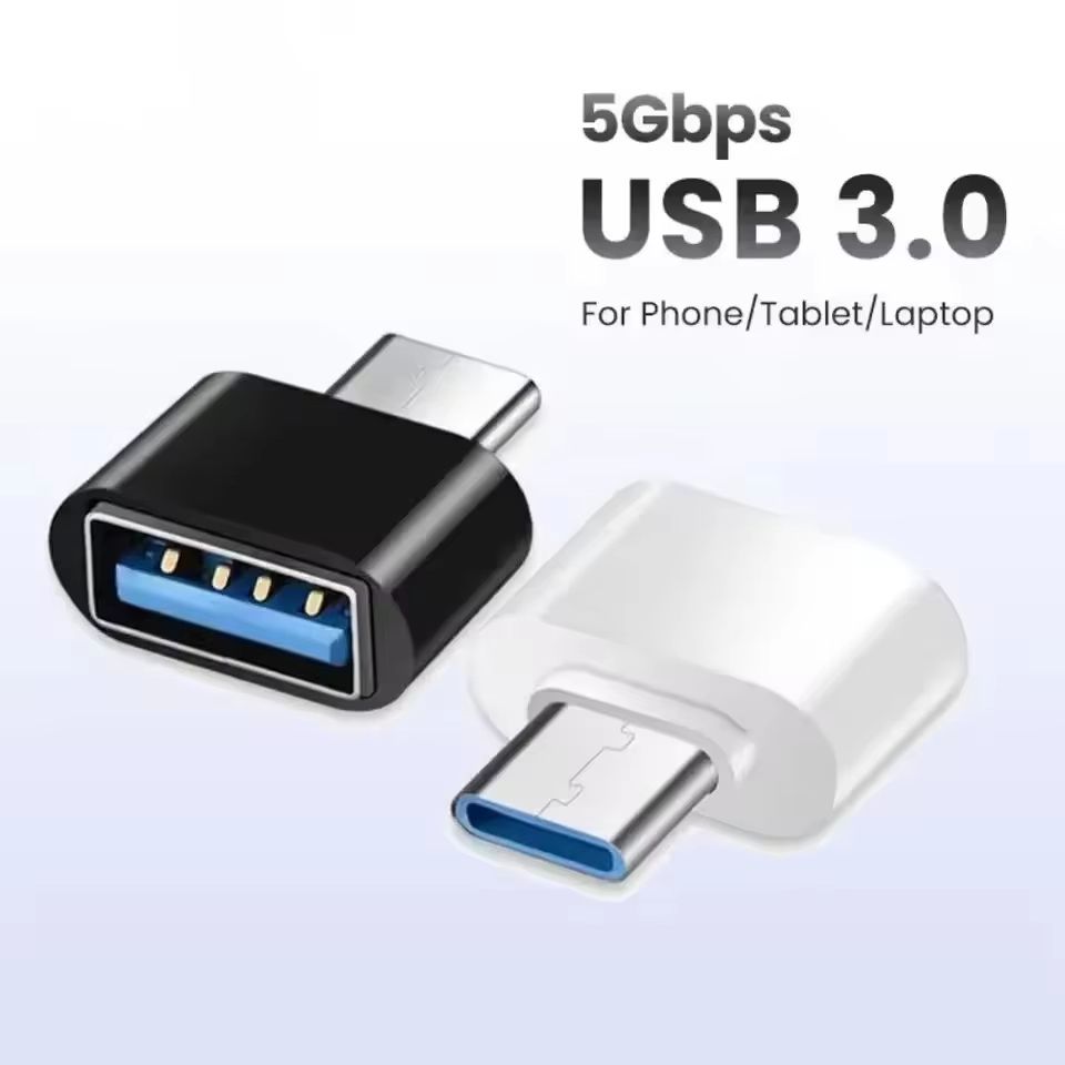 Mini USB-C to USB-A 3.0 OTG Adapter Connector for Type-C Devices