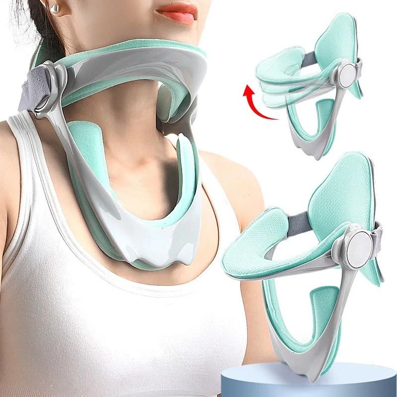 SpineAlign Adjustable Cervical Traction Device Neck Support Collar