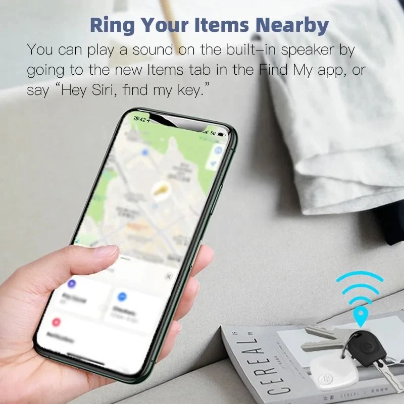 Smart Bluetooth Tracker Tag for Keys Pets and Personal Items
