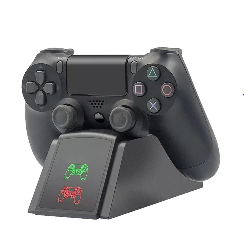 PS4 Controller Charging Dock Dual USB PS4 Charger Station for DualShock 4 – Fast, Safe & Organized Charging