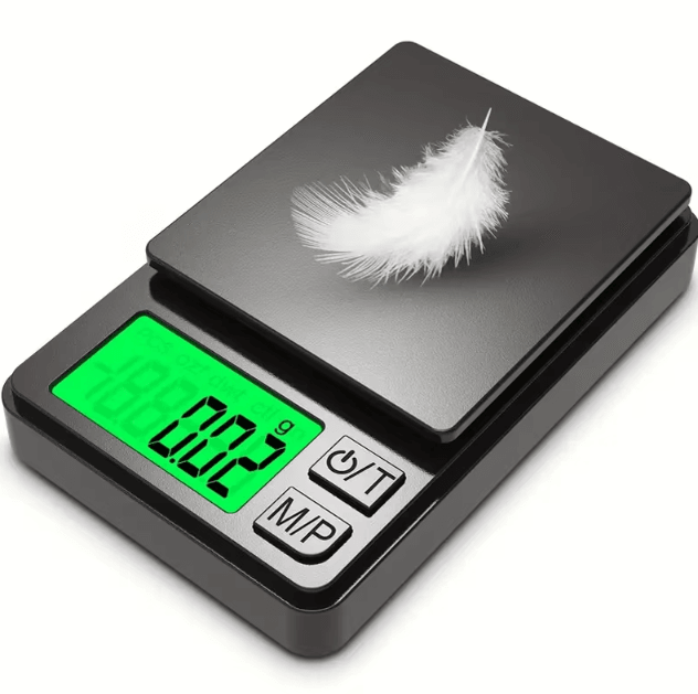 Precision Digital Pocket Scale 1000g x 0.1g Mini Gram Scale with LCD Display for Food, Jewelry & Travel