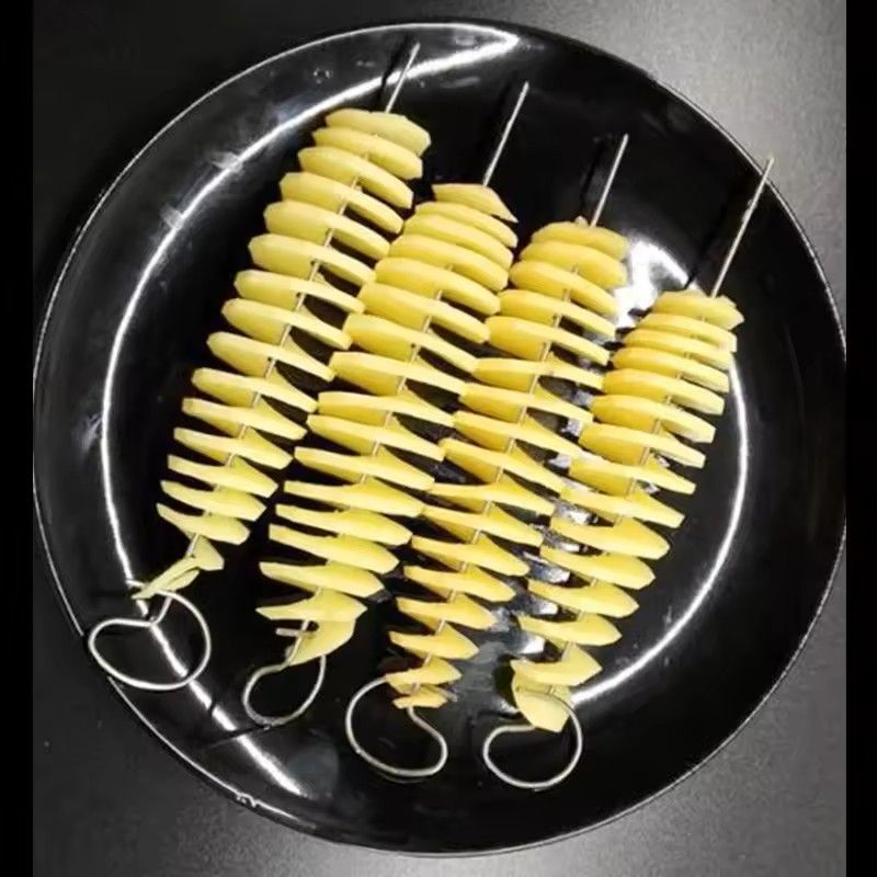Whirlwind Potato Spiral Cutter – Potato Tower Maker & Vegetable Spiral Slicer | Creative Kitchen Gadget