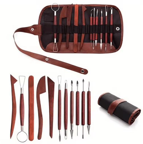 ProCraft Clay Sculpting Tool Set – Complete Pottery Tools Kit for Polymer Clay & Ceramics