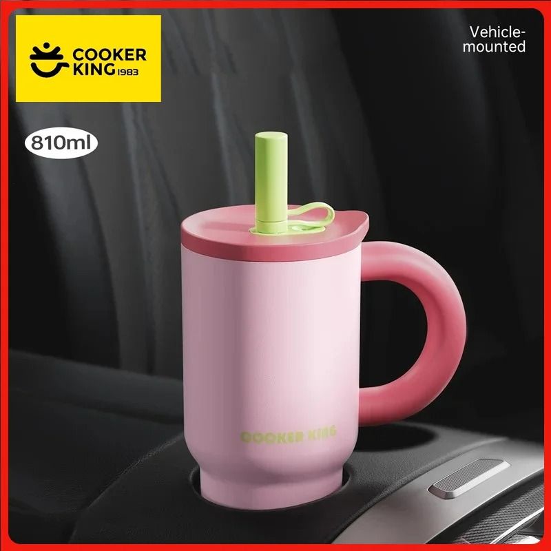 COOKER KING 810ml Large Capacity Thermal Tumbler – Premium 316 Stainless Steel Insulated Ice Cup
