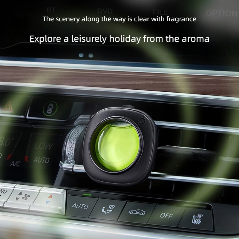 Auto Air Outlet Fragrance Clip, Car Essential Oil Diffuser, Aromatherapy Perfume, Odor Eliminator for Car Interior