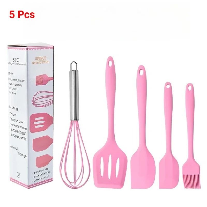 5-Piece Kitchen Silicone Baking Tool Set – All-Purpose Cooking & Pastry Kit