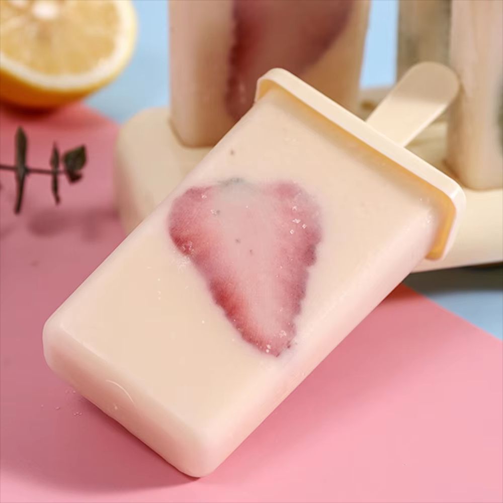 Homemade Chill Pop Maker – DIY Ice Cream Popsicle Mold with Plastic Sticks & Ice-Cube Tray