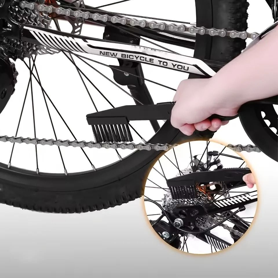 Cleaning Chain Brush Two piece Set Mountain Bike Chain Gear Cleaning Tool Riding Equipment Bike Chain Cleaning Tool