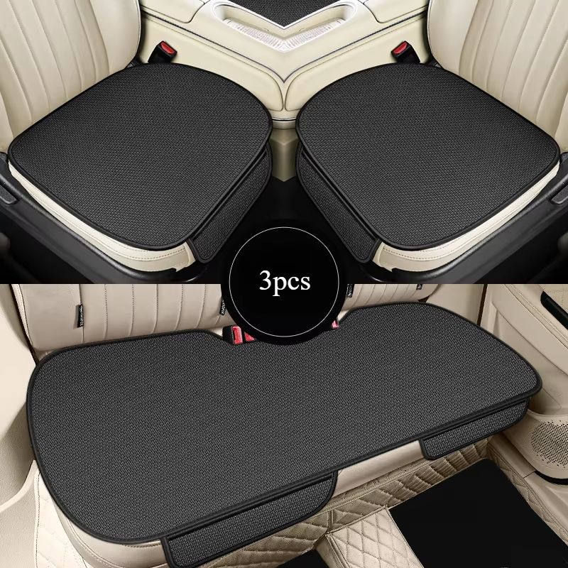 Breathable Ice Silk Car Seat Cushion Non-Slip Wear-Resistant Universal Cover