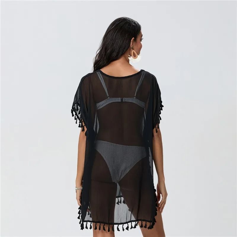 Women Summer Lace Crochet Beach Cover Up