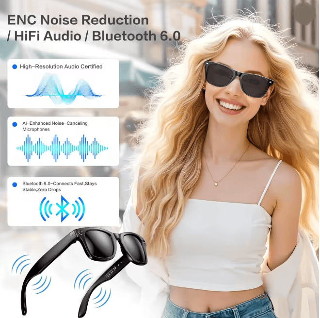 VisionPro AI Camera Smart Glasses with Translation and Call Function