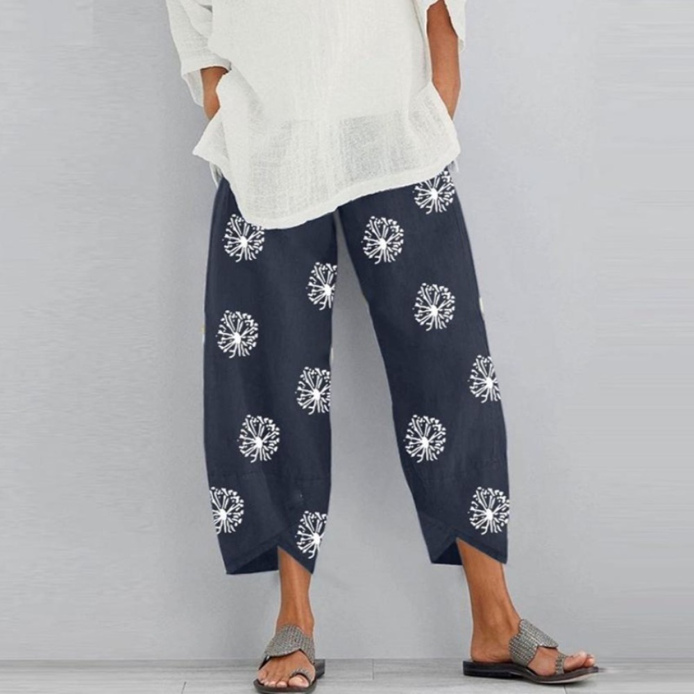Elegant Autumn Joggers, Street Wear Women Clothes, Cotton Linen Sweatpants, Casual Women Pants