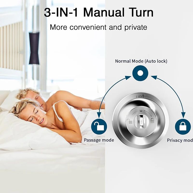 Fingerprint Door Lock For Bedrooms Cloakroom Apartments Offices