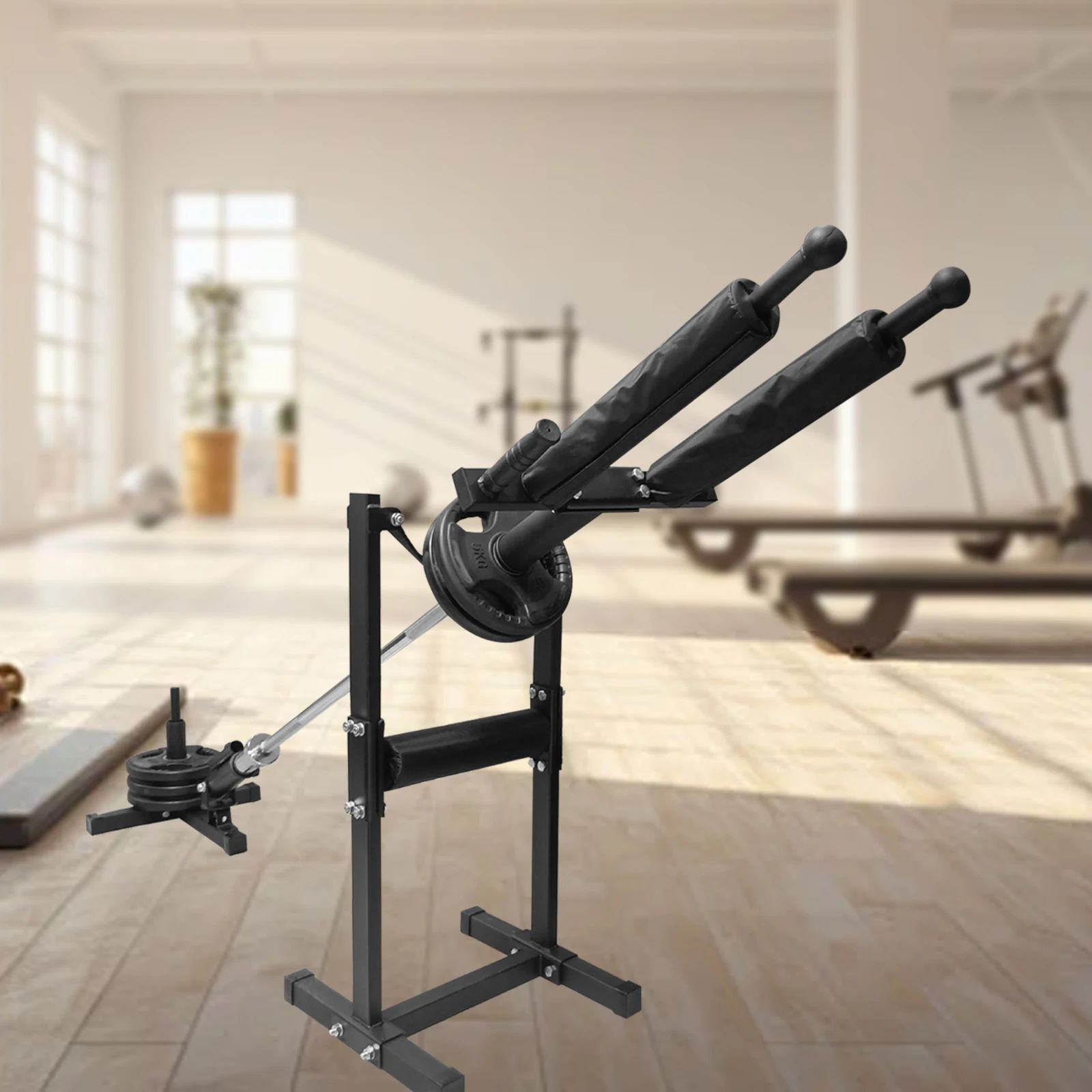 Ergonomic Bar Row Handle Attachment for Strength Training