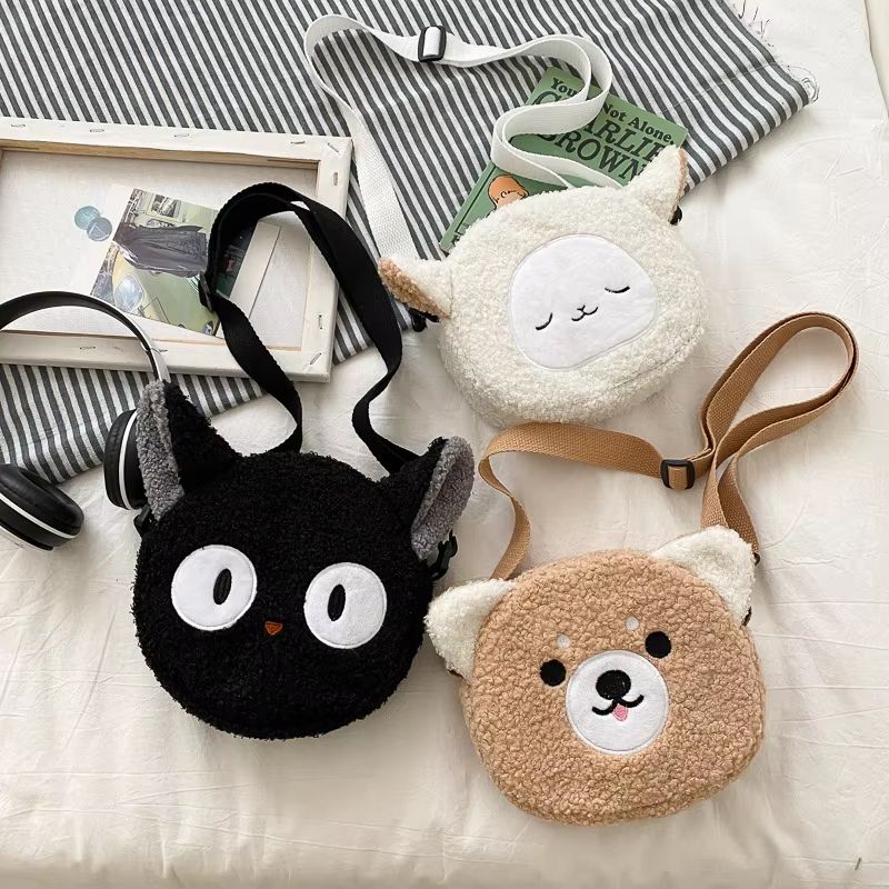 DollCharm Mini Round Crossbody Bag – Cute Doll-Accent Shoulder Purse for Women & Teens